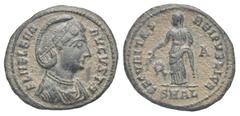 The Staffieri Collection of Alexandrian Coins, 298-618 AD. Helena Augusta, mother of Constantinus I the Great, 324-328/330. Follis (Bronze, 20.44 mm, 3.06 g) Alexandria, 327-328. FL HELENA AVGVSTA Dra