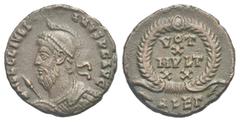 The Staffieri Collection of Alexandrian Coins, 298-618 AD. Iulianus II the Apostate, 360-363. Bronze (AE 18.48 mm, 3.41 g) Alexandria, 3rd officina (Γ), circa 361-363. D N FL CL IVLI ANVS P F AVG Drap
