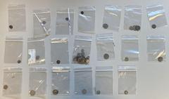 Group Lots - Islamic ISLAMIC: OTTOMAN EMPIRE: LOT of 71 silver coins, including Ibrahim (AH1049): Kostantiniye mint: akçe (55 pcs), beshlik (3), and onluk (5); Amid: akçe (1), and beshlik (2); and Bag