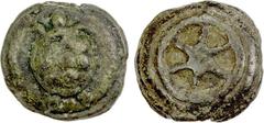 Ancient - Roman & Byzantine ROMAN REPUBLIC: cast AE aes grave sextans (45.97g), Rome, ca. 269-240 BC, Crawford-24/7, Thurlow & Vecchi-35a, wheel series, libral standard, tortoise // wheel of six spoke