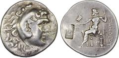 Ancient - Greek LYCIA: Phaselis, AR tetradrachm (16.49g), year 23 (196/5 BC), Price-2866, issued in the name of Alexander III 'the Great' of Macedon, head of Herakles right, wearing lion skin headdres
