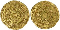 FATIMID: al-Mu'izz, 953-975, AV dinar (4.07g), al-Mansuriya, AH355, A-697, Fine.