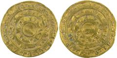 FATIMID: al-Mu'izz, 953-975, AV dinar (4.10g), Misr, AH360, A-697.1, Nicol-357, month of al-Muharram, very lightly crimped, fully legible, Fine to Very Fine, S, ex. Robert Pelletreau collection.