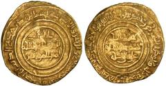 FATIMID: al-Mustansir, 1036-1094, AV dinar (4.41g), Sabra (Sfax in Tunisia), AH439, A-719.1, Nicol-1749, issued by the local Zirid ruler, but in the name of the Fatimid caliph al-Mustansir, Fine, R.