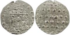TMUTARAKAN: temp. Mstislav Vladimirovich, ca. 988-1035, AR miliaresion (1.05g), Babaev type IIIa-2, imitating the Byzantine miliaresion of Basil II and Constantine VIII (976-1025), two crowned busts, 