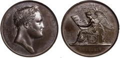 World Coins - Europe RUSSIAN EMPIRE: AE medal, Paris mint, 1814, Diakov-378.1, Reichel-3280, 40mm, "Stay of Alexander in Paris" medal by Jean-Bertrand Andrieu, ALEXANDRE EMPEREUR DE TOUTES LES RUSSIES