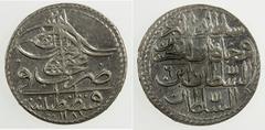 Ottoman Empire TURKEY: Abdul Hamid I, 1774-1789, BI 5 para, AH 1187 year 6, KM-379, well struck, AU, ex Hans Wilski Collection.