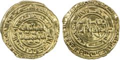 Islamic - Egypt & Syria FATIMID: al-Hakim, 996-1021, AV dinar (4.10g), al-Mahdiya, DM, A-709.2, polished, VF.