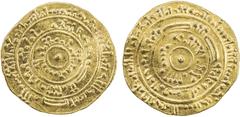 Islamic - Egypt & Syria FATIMID: al-Mustansir, 1036-1094, AV dinar (4.15g), al-Iskandariya, AH472, A-719A, Nicol-1677, slightly bent, EF.
