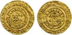Islamic - Egypt & Syria FATIMID: al-Hakim, 996-1021, AV dinar (4.15g), Misr, AH387, A-709.2, Nicol-1073, minimal waviness, Fine to VF.