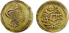 Islamic - Ottoman Empire TRIPOLI: Mahmud II, 1808-1839, AR 10 para (2.33g), Tarabulus Gharb, AH1243, KM--, UBK-, dated with the actual Hijri year rather than the accessional dated 1223 of Mahmud II, t