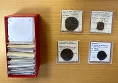 Group Lots - Islamic MEDIEVAL ISLAMIC: LOT of 24 coins, copper unless noted; from many different dynasties, including Umayyad (1) Hammudid (5 silver or billon), Fatimid (4, including one copper, one c