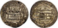 Islamic - Umayyad & Abbasid ABBASID: al-Mahdi, 775-785, AR dirham (2.94g), Qasr al-Salam, AH167, A-215.1, temporary mint in central Iraq, active only AH167-169, some light discoloration, VF.