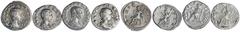 Lots antiker Münzen Römer Kaiserzeit Lots antiker Münzen - Römer - Kaiserzeit4 Denare: Julia Soemias, 3 X Julia Maesa. schön bis sehr schön, einmal Kratzer