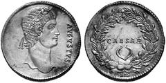 ROMAN COINS IMPERIAL COINAGE CONSTANTINUS I, 307-337 No.: 402 Estimation: $ 25000 Medallion of 4 siliquae, silver, Siscia, 336-337. AR 13.20 g. AVGVSTVS Head r. with diadem composed of laurel and jewe