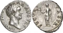 ANCIENT COINS. ROMAN. Otho (A.D. 69), Silver Denarius, 3.53g, 6h. IMP OTHO CAESAR AVG TR P , bare head facing right. Rev. SECVRITAS P R , Securitas standing left, holding a wreath and a sceptre (RIC 1