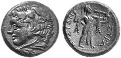 ANCIENT COINS GREEK COINS SICILIA SYRACUSE No.: 69 Estimate: $ 170 d=23 mm Pyrrhus, king of Epirus, in Sicily 278-276. Bronze. AE 9.60 g. Head of unbearded Heracles l., wearing lion's skin. Rev. SURA-