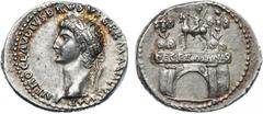 ANCIENT COINS , ROMAN COINS, Nero Claudius Drusus (father of Claudius and Germanicus, brother of Tiberius, d. 9 BC), Silver Denarius, 3.80g. Mint of Rome, under Claudius, c. AD 41-45. NERO CLAVDIVS DR