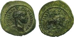 ANCIENT COINS , ROMAN COINS, Gordian III (AD 238-244), Æ 18mm., 3.19g, 12h. Minted at Nikopolis ad Istrum, Moesia Inferior. Head facing right, laureate. Rev. Naked Eros riding on a lion right (Pick, A