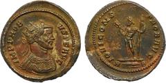 ANCIENT COINS , ROMAN COINS, Probus (AD 276-282), Billon Antoninianus, 4.24g, 12h. Mint of Rome, struck AD 280-281. IMP PROBVS P F AVG , bust facing right, radiate and cuirassed. Rev. IOVI CONS PROB A
