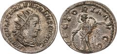 ANCIENT COINS, KINGS OF SASANIA, Sasanian Kingdom. Valerian I (Roman Emperor and opponent of Shapur I, AD 253-260). Silver Antoninianus, 2.76g, Rome, 2nd emission, AD 254-256. IMP V P LIC VALERIANVS P
