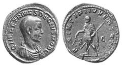 ROMAN COINS IMPERIAL COINAGE PHILIPPUS II, 247-249 No.: 207 Estimation: $ 600 d=36 mm HERENNIUS ETRUSCUS, 250-251. As Caesar under Trajan Decius. Sestertius, 250-251. AE 15.74 g. Q HER ETR MES DECIVS 