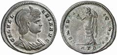 ROMAN COINS ROMAN EMPIRE GALERIA VALERIA, his wife, +315. No.: 400 Estimate: $ 380 d=26 mm GALERIA VALERIA, his wife, +315. Nummus, Heraclea, about 310. AE 6.86 g. GAL VAL-ERIA AVG Diademed and draped