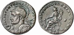 ROMAN COINS ROMAN EMPIRE AN INTERESTING GROUP OF RARE TETRARCHIC NUMMI AND FRACTIONS No.: 411 Estimate: $ 340 d=26 mm CONSTANTIUS I CHLORUS CAESAR, 293-305. Nummus, Treviri, about 301-303. AE 9.47 g. 