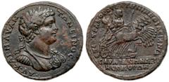 Roman Imperial Coinage Caracalla. Æ Medallion 40 mm (31.66 g), AD 198-217. Sardes in Lydia. Cor. Vettenianos, strategos. • AV • KAI • M • AV • AN-TΩNEINOC • , laureate and cuirassed bust of Caracalla 