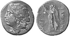 THE LAKEVIEW COLLECTION OF ANCIENT COINS GREEK COINAGE Kings of Bithynia Prusias I and II, 238-149. No.: 5633 Schätzwert/Estimate: CHF 150.- d=29 mm Aes. Head of Apollo, laureate, l. Rev. Athena-Nike 