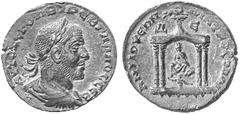 THE LAKEVIEW COLLECTION OF ANCIENT COINS COINS OF THE ROMAN EMPIRE ... Trebonianus Gallus, 251-253. No.: 6914 Schätzwert/Estimate: CHF 80.- d=30 mm Aes, Antioch/Seleucis and Pieria. Laureate bust r. R