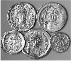 THE LAKEVIEW COLLECTION OF ANCIENT COINS BYZANTINE EMPIRE Anastasius I, 491-518. No.: 7084 Schätzwert/Estimate: CHF 400.- d=41 mm Solidus. Tremissis. Sear 3, 8. Justinian I. Solidus, Tremissis. 140, 1