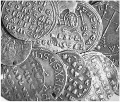 THE LAKEVIEW COLLECTION OF ANCIENT COINS BYZANTINE EMPIRE Leo V and Constantine, 813-820. No.: 7122 Schätzwert/Estimate: CHF 300.- d=41 mm Miliaresion. Sear 1628. Holed. Basil I and Constantine. Milia