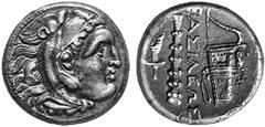 Ancient Coins Further Coins from the Lakeview Collection THE GREEK WORLD Kings of Macedonia Alexander III., 336-323. No.: 4037 Schätzwert/Estimation: CHF 50.- Aes c. 323/c. 310, mint in western Asia M
