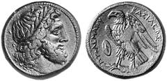 Ancient Coins from other Consignments GREEK COINAGE Ptolemaic Kingdom Ptolemy II, 283-246. No.: 4448 Schätzwert/Estimation: CHF 150.- Aes, Alexandria. Laureate head of Zeus to r. Rev. Eagle on thunder