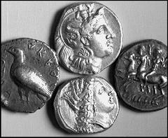 Ancient Coins from other Consignments GREEK COINAGE Lots No.: 4454 Schätzwert/Estimation: CHF 1200.- Tarentum. Nomos 4th/3rd cent. Metapontum. Didrachm c. 340/330. Thurium. Nomos c. 400. Agrigentum. D