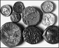 Ancient Coins from other Consignments GREEK COINAGE Lots No.: 4455 Schätzwert/Estimation: CHF 1000.- Agrigentum. Litra 471/430. Litra before 413. Aes 287/279. Gela. Obol c. 480. Himera. Hemilitron 413