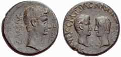 ANCIENT COINAGE SPECIAL COLLECTION OF ROMAN IMPERATORS AND EMPERORS ROMAN EMPIRE Posthumous Coinage of Augustus No.: 1390 Schätzwert/Estimate: CHF 150 Gaius and Lucius Caesar Gaius, born 20 BC and Luc