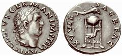 ANCIENT COINAGE SPECIAL COLLECTION OF ROMAN IMPERATORS AND EMPERORS ROMAN EMPIRE Vitellius, April – December 69 No.: 1545 Schätzwert/Estimate: CHF 500 Denarius late April-20 December 69, Rome. A VITEL