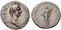 ANCIENT COINAGE SPECIAL COLLECTION OF ROMAN IMPERATORS AND EMPERORS ROMAN EMPIRE Domitilla the Younger Daughter of Vespasian and sister to Titus and Domitian. No.: 1588 Schätzwert/Estimate: CHF 1000 S
