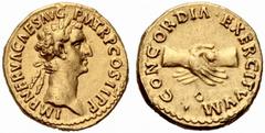 ANCIENT COINAGE SPECIAL COLLECTION OF ROMAN IMPERATORS AND EMPERORS ROMAN EMPIRE Nerva, 96 – 98 No.: 1590 Schätzwert/Estimate: CHF 10000 Nerva was an interim emperor, elected by the Senate for a state