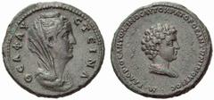 ANCIENT COINAGE SPECIAL COLLECTION OF ROMAN IMPERATORS AND EMPERORS ROMAN EMPIRE Galerius Antoninus No.: 1676 Schätzwert/Estimate: CHF 1000 Practically nothing is known of this son of Antoninus Pius a