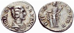 ANCIENT COINAGE SPECIAL COLLECTION OF ROMAN IMPERATORS AND EMPERORS ROMAN EMPIRE Didia Clara Augusta 193. No.: 1731 Schätzwert/Estimate: CHF 2000 Daughter of Didius Julianus and Manlia Scantilla, she 