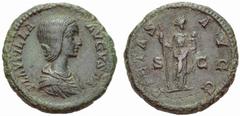 ANCIENT COINAGE SPECIAL COLLECTION OF ROMAN IMPERATORS AND EMPERORS ROMAN EMPIRE Plautilla Augusta 202 – 205. No.: 1772 Schätzwert/Estimate: CHF 300 Daughter of the Praetorian Prefect, Plautianus, she