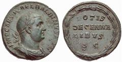 ANCIENT COINAGE SPECIAL COLLECTION OF ROMAN IMPERATORS AND EMPERORS ROMAN EMPIRE Gordianus II, March 19 – April 12, 238. No.: 1831 Schätzwert/Estimate: CHF 250 Sestertius 238, Rome. IMP CAES D CAEL BA