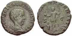 ANCIENT COINAGE SPECIAL COLLECTION OF ROMAN IMPERATORS AND EMPERORS ROMAN EMPIRE Saloninus, 260 Caesar 258-260. No.: 1886 Schätzwert/Estimate: CHF 150 Gallienus sent his younger son, Saloninus, to Col