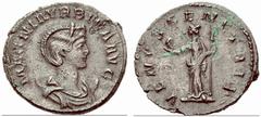 ANCIENT COINAGE SPECIAL COLLECTION OF ROMAN IMPERATORS AND EMPERORS ROMAN EMPIRE Magnia Urbica Augusta 283 – 285. No.: 1913 Schätzwert/Estimate: CHF 200 Nothing is known of her except for coins and an