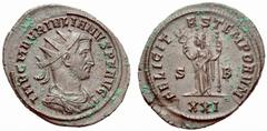ANCIENT COINAGE SPECIAL COLLECTION OF ROMAN IMPERATORS AND EMPERORS ROMAN EMPIRE Julianus of Pannonia, 284-285. No.: 1915 Schätzwert/Estimate: CHF 2000 Rebel Julian was governor of Venetia and revolte