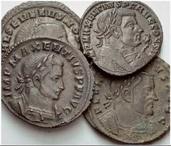 ANCIENT COINAGE SPECIAL COLLECTION OF ROMAN IMPERATORS AND EMPERORS ROMAN EMPIRE Galeria Valeria Augusta 293 – 311. No.: 1941 Schätzwert/Estimate: CHF 100 Severus II, 306-307. 2 Folles. Maxentius. 2 F