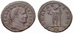 ANCIENT COINAGE SPECIAL COLLECTION OF ROMAN IMPERATORS AND EMPERORS ROMAN EMPIRE L. Domitius Alexander (Alexander of Carthage), 308-310. No.: 1944 Schätzwert/Estimate: CHF 3000 Usurper Alexander was g